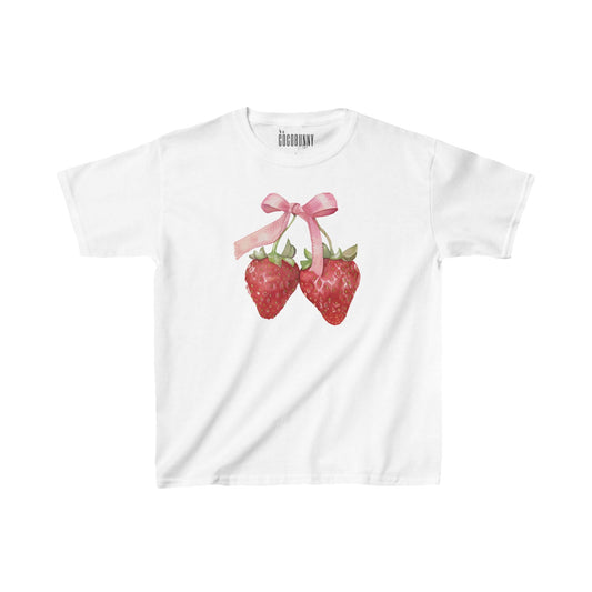 Pretty In Strawberries - Baby Tee