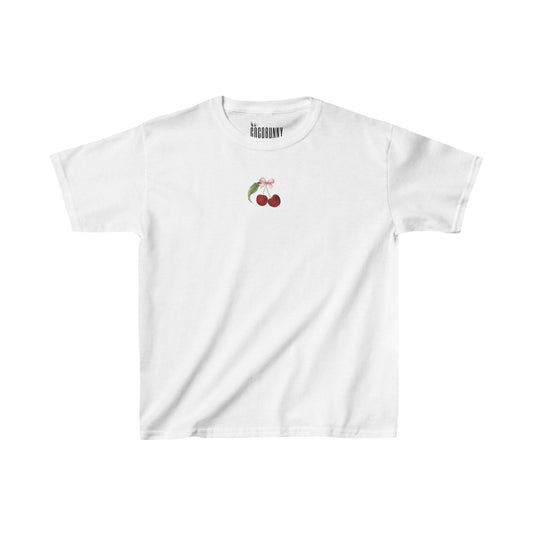 Cherry Bow - Baby Tee