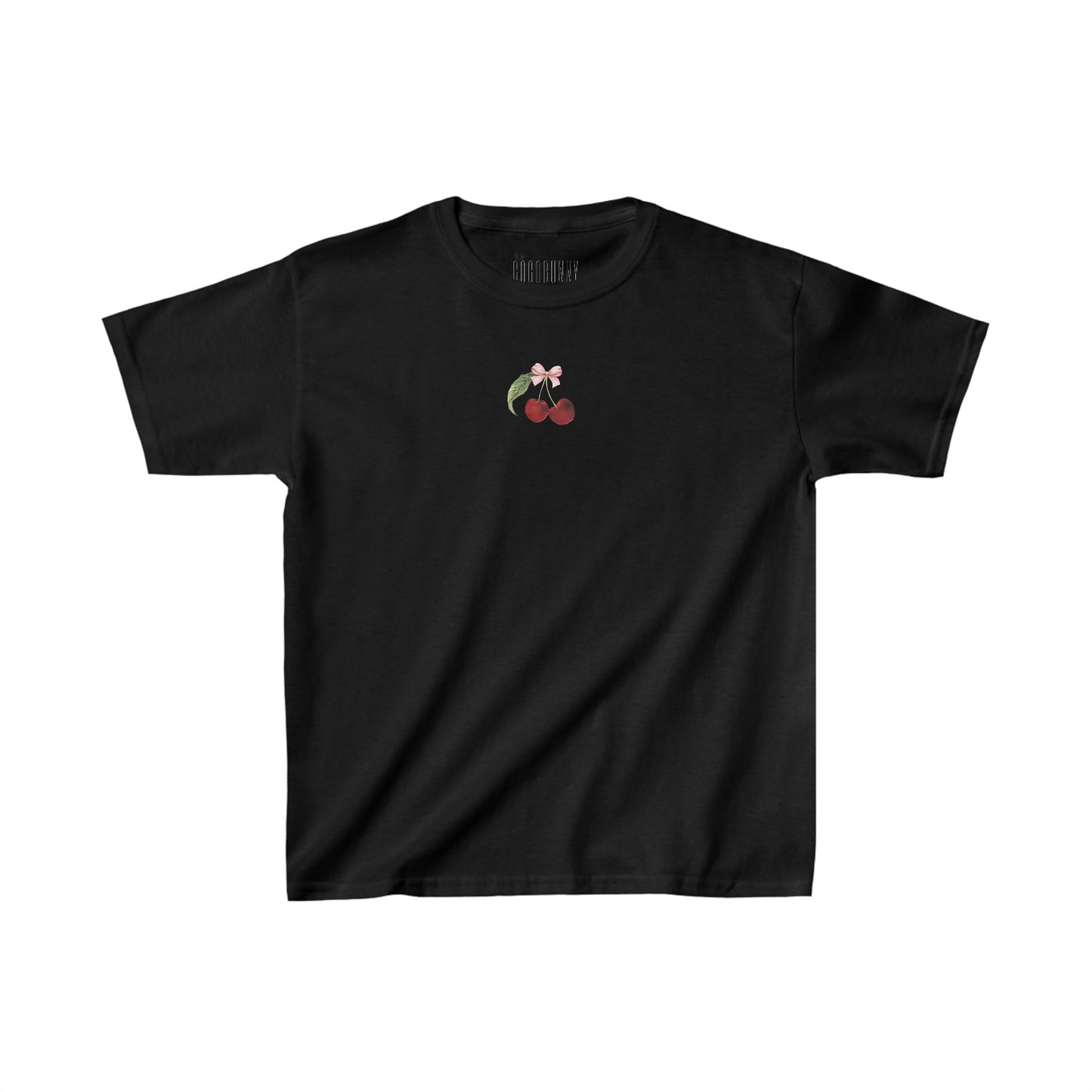 Cherry Bow - Baby Tee