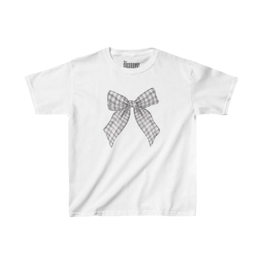 Gingham Bow - Baby Tee