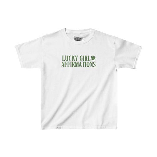 Lucky Girl Affirmations - Baby Tee