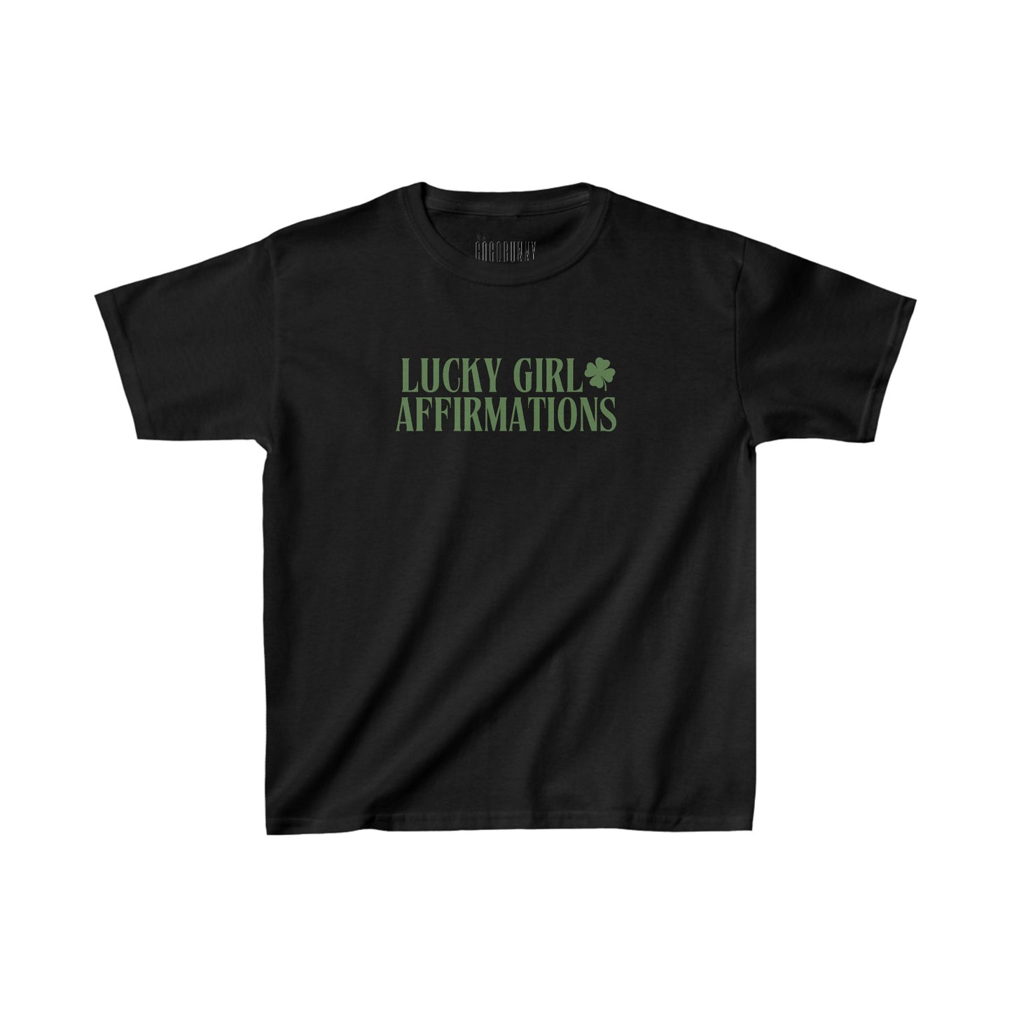 Lucky Girl Affirmations - Baby Tee