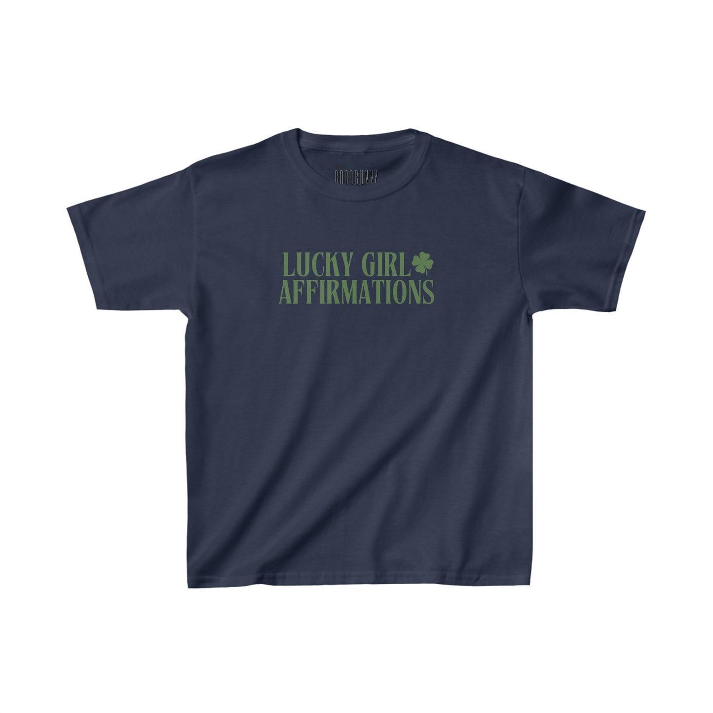 Lucky Girl Affirmations - Baby Tee