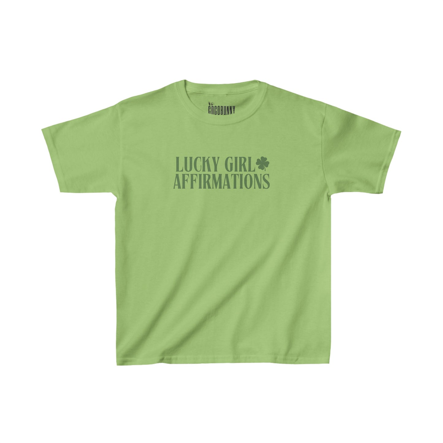 Lucky Girl Affirmations - Baby Tee