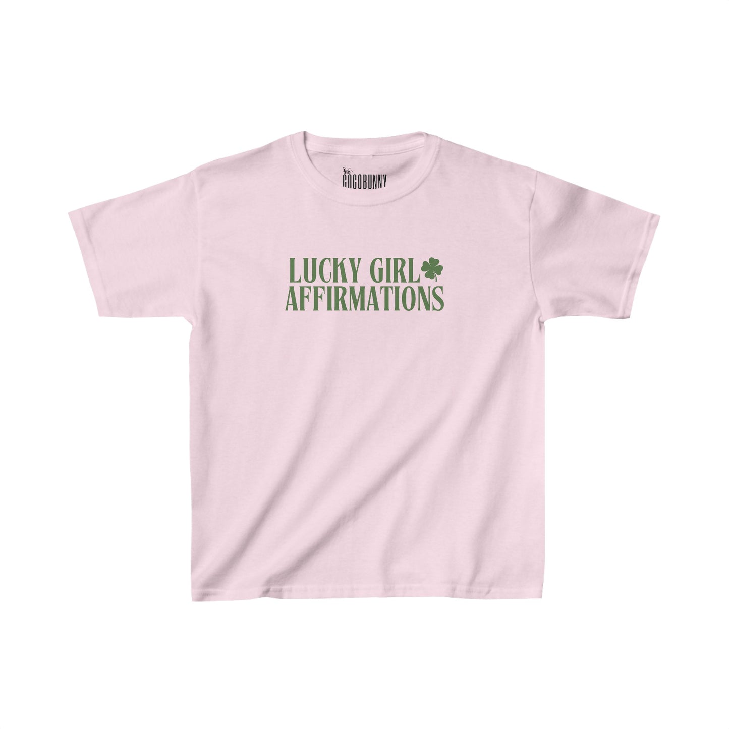 Lucky Girl Affirmations - Baby Tee