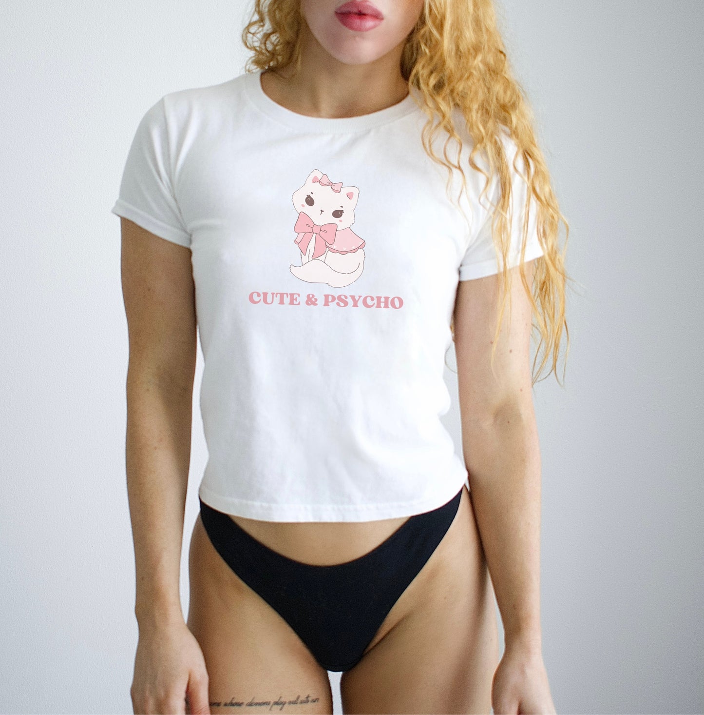 Cute & Psycho - Baby Tee