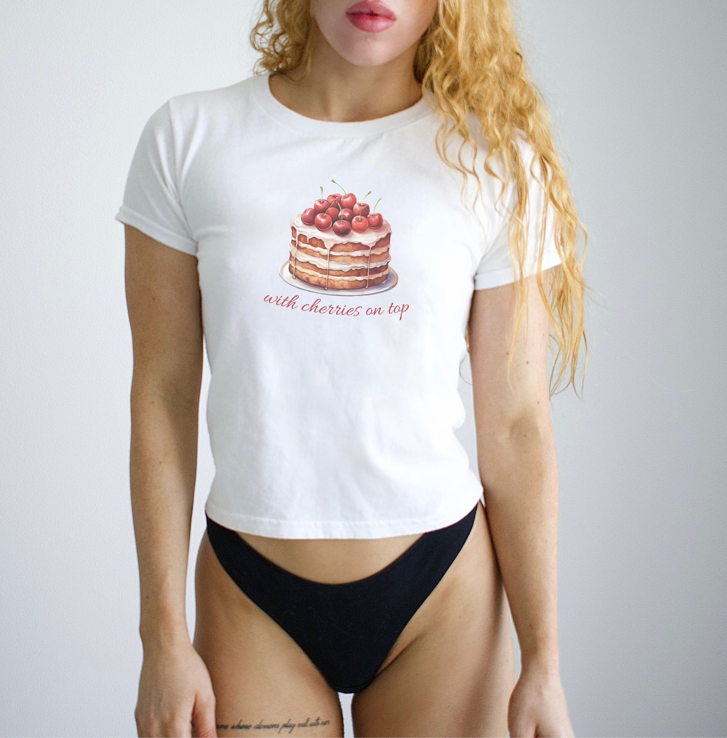 With Cherries On Top - Baby Tee